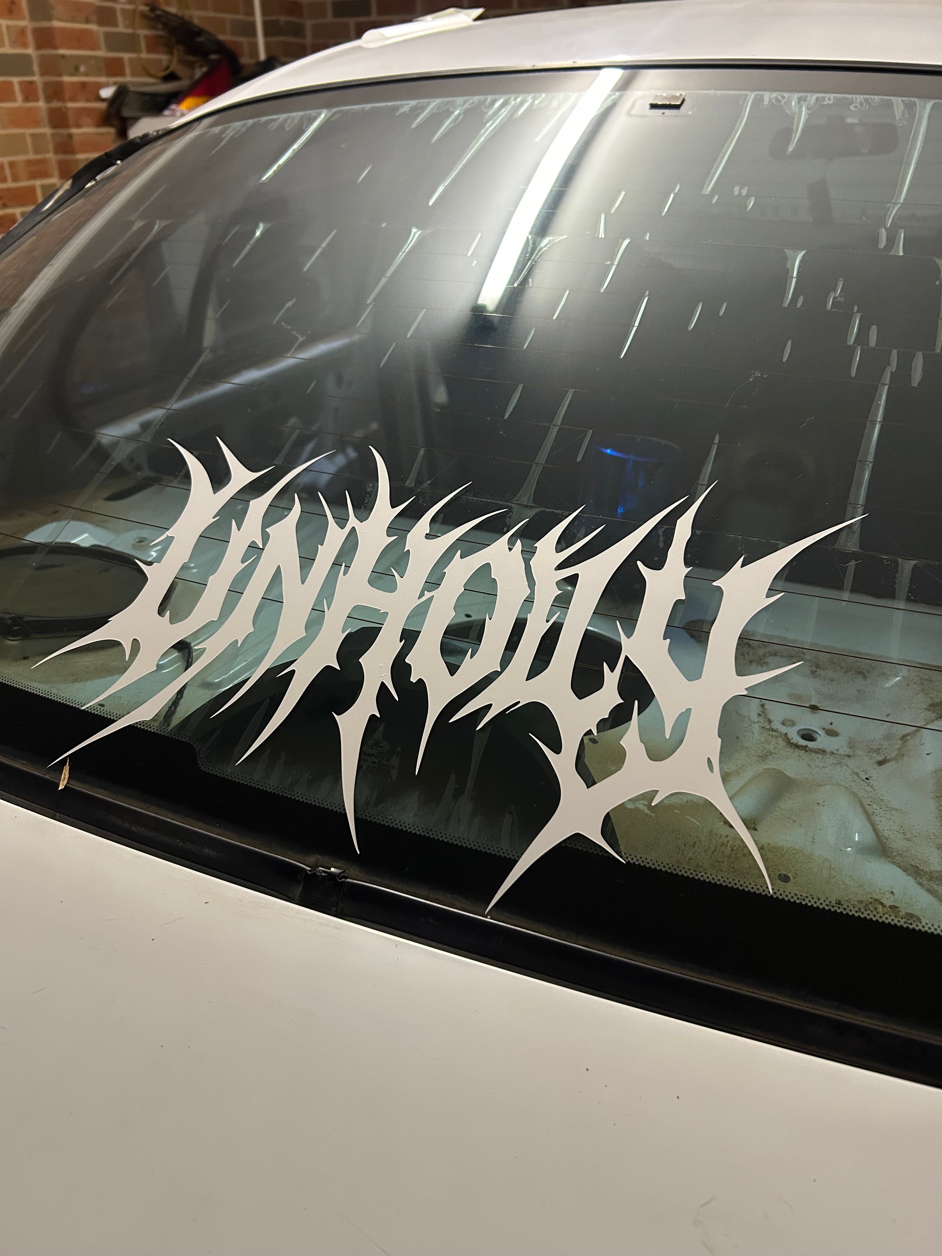Unholy Death Metal Large Diecut