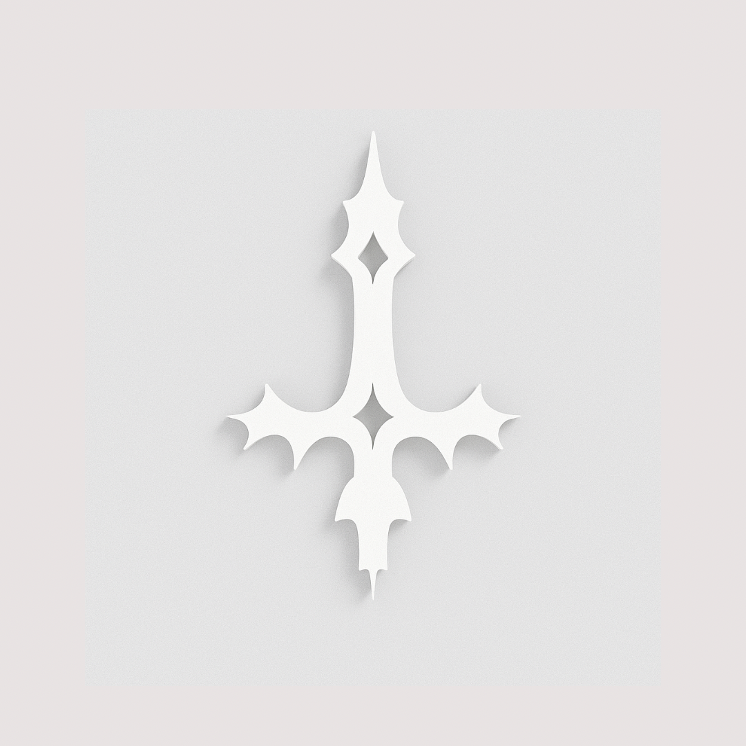 Unholy Cross Diecut