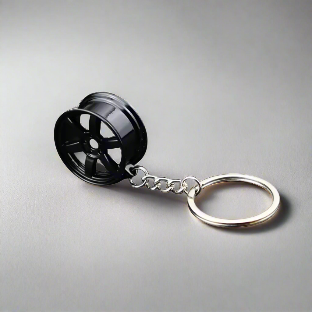 TE37 Wheel Keychain